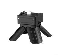 Adaptateur de base magnétique à libération rapide pour DJI Pocket 3 - Support en alliage d'aluminium avec ouverture et fermeture automatique pour vlogging (noir)