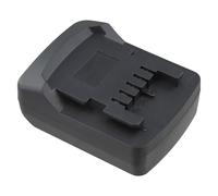 Adaptateur de batterie 18 V/20 V vers pour metabo 18 V pour chargeurs d'outils électriques - Construction en métal et plastique, compatible avec les batteries au lithium Metabo 18 V