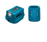 Adaptateur de batterie 18 V pour lampe de travail Bl1830 Bl1840 Bl1815 Outil compact 97 x 70 x 57 mm Batterie intégrée LED USB-C - Boîtier de port