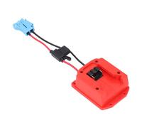 Adaptateur de Batterie 18V, Roues électriques en Plastique ABS, Adaptateur de Batterie avec Connecteur de Faisceau de Câbles pour Peg Perego 48-11-1828 (connecteur bleu)