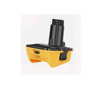 Adaptateur de batterie, 20 V max Li-ion vers 18 V adaptateur de batterie pour outil électrique avec port de charge USB, compatible avec les outils sans fil Dewalt 18 V NiCd, adaptateur de mise à