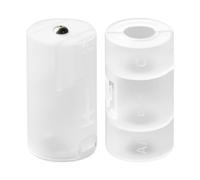 Adaptateur de Batterie AA Auf C - Batterie Adapter - Umwandlungshalter Für Haushalt Camping Beruf Elektrogeräte