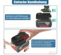 Adaptateur de batterie BOS20PAR pour batterie Li-Ion Bosch 18V, convertisseur BAT609 pour outil sans fil Parkside 20V