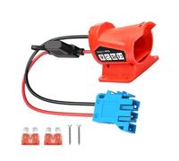 Adaptateur De Batterie, Conception À Conductivité Améliorée, Couleur Noir Et Bleu, Câble De Connecteur D'alimentation, Fil Porte-fusible, Performances Stables, Pour Utilisation Scolaire En Véhicule Ro