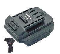 Adaptateur de batterie - Convertisseur de batterie au lithium pour batteries 18 V - Connecteur d'outil électrique durable - Station de transformateur de tension haute performance pour