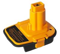 Adaptateur de batterie DM18D DCA1820 avec port USB pour Dewalt 20V/18V, compatible avec les batteries DCB204 et DCB205