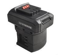 Adaptateur de batterie, double support de batterie, 135 x 100 mm, noir pour outils électriques et Mta, compatible avec les palans de travail (pour à pour)