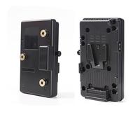 Adaptateur de batterie en V vers monture dorée - Verrou en V compatible avec Anton-Bauer Sony HDV DSLR Rig Panasonic ARRI RED JVC Video (A-GP-S) (2)