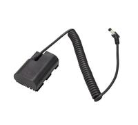 Adaptateur de batterie factice avec câble à ressort mâle CC pour appareils photo Canon 5D2, 5D3, 5D4, 6D, 6D2