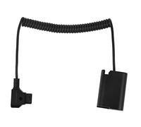 Adaptateur de Batterie factice DMW DCC17 | D Appuyez sur DMW BLK22 Câble enroulé pour Lumix S5 / GH6 / G9 | Alimentation en électricité Continue | Protection de Surcharge, Cordon