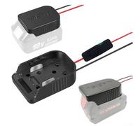 Adaptateur de batterie Li-ion 18 V avec fusible 30 A et interrupteur de sécurité, compatible avec les systèmes d'alimentation BL1820 BL1830 BAT607 BAT614