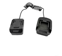Adaptateur de batterie lithium-ion léger avec câble d'extension compatible avec batteries 18 V et différentes marques pour une utilisation prolongée des outils