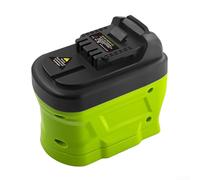 Adaptateur de batterie pour 18 V à 20 V Max, convertisseur pour RYB18DW DCB200 DCB203, accessoire en plastique ABS pour une durée de vie prolongée, vert (RYB18DW)