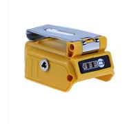 Adaptateur de Batterie pour Adaptateur de Chargeur USB DeWALT 18V 5A Batterie 12V Interface de Sortie CC pour Alimentation Haut-Parleur