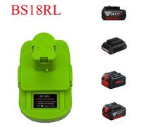 Adaptateur de batterie pour Batteries au Lithium Bosch 18V BS18RL, convertisseur Compatible avec batterie Ryobi 18V, outil électrique sans fil, perceuse BS18RL