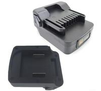 Adaptateur de batterie pour BL1830 BL1850 pour batterie, pour Hikoki et pour outils électriques Metabo 18 V, changement facile sans outils, boîtier en plastique robuste en noir