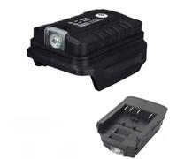 Adaptateur de batterie pour convertisseur de batterie 18 V avec double station de charge USB et lampe de travail LED pour téléphone portable, convertisseur de batterie d'atelier Acc