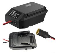 Adaptateur de batterie pour entrée 18 V DC, convertit efficacement en 12 V pour une utilisation du véhicule, sortie 10 A avec caractéristiques de sécurité contre les courts-circuits (pour BL1815B)