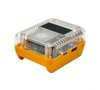 Adaptateur de batterie pour outil électrique, charge rapide de 138 W avec sortie de type C et USB, convertisseur de batterie au lithium jaune avec protection de sécurité et ventilateur de