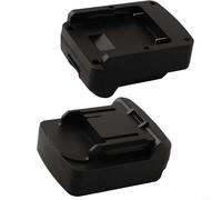 Adaptateur de batterie pour outils électriques Bosch 18 V, compatible avec BL1830 BL1815 BAT622 BAT609G, plastique noir, 9 x 8 cm