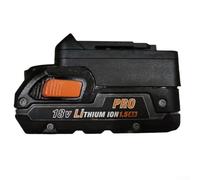 Adaptateur de batterie pour perceuse au lithium Ridgid 18 V à 18 V 20 V MAX compatible avec DCB200 DCB201 DCB203
