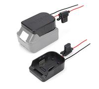 Adaptateur de batterie pour roues Makita 18 V également pour batterie Bosch 18 V BL1820 BL1860 BL1850 avec fusible 30 A, fil de calibre 14 pour outils électriques et cadres de montage