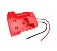 Adaptateur de Batterie Rouge 14 Kit de Conversion 14awg 4-18 V | Abs Caoutchouc, Sortie Unique, Installation Facile, pour Batterie Lithium-ion