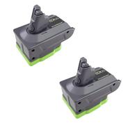 Adaptateur De Batterie RYO18V6V7V8, Compatible Avec Ryobi, Convertisseur 18V Vers, Compatible Avec Dysom, Aspirateurs Animal Absolute V6 V7 V8.(2pcs)