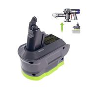 Adaptateur de batterie Ryobi 18 V pour aspirateurs Dyson V6 : conversion facile et système de protection intelligent