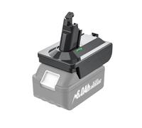 Adaptateur De Batterie V6, Batterie Li-ion Convertie En, Compatible For Dyson, Aspirateur V6 SV03 SV04 SV09 DC62 DC59, Compatible For Milwauke, 18V(For Makita to V6)