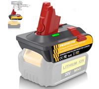 Adaptateur de batterie V6 V7 V8 pour batterie au lithium DeWalt 20 V pour aspirateur Dyson V8 V7 V6 Animal Absolute Motorhead Fluffy Convertisseur de batterie 3 en 1