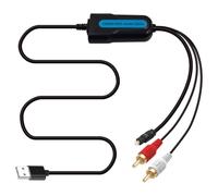 Adaptateur de boîte | Source optique Toslink vers sortie analogique stéréo avec module alimenté par USB, cordon convertisseur pour amplificateur