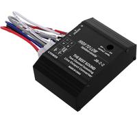 Adaptateur de boîtier audio de voiture vers bas convertisseur pour véhicules à réponse des basses améliorée, home cinéma, amplifie davantage le son pour une expérience musicale dynamique, conception