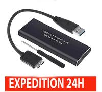 Adaptateur de boîtier externe - ZISONIX - M.2 NGFF - USB 3.0 - SATA - 5 Gbit/s