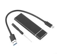 Adaptateur de boîtier portable M 2 NGFF vers USB3 0 Taux de transfert rapide de 5 Gbit/s et large compatibilité