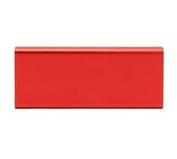 Adaptateur de Boîtier SSD MSATA vers USB 3.0, Alliage D'aluminium 6 Gbps Design Fin Bonne Dissipation de la Chaleur Rouge Boîtier SSD Conveter Case pour Ordinateur