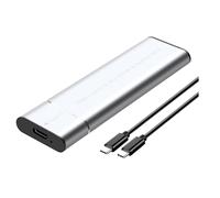 Adaptateur de boîtier SSD SATA M.2 NVMe Argent