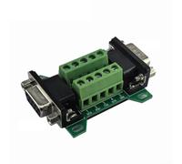 Adaptateur de bornier DB9MF-A sans soudure pour conversion de câblage DB9 entre interfaces mâle et femelle dans les assemblages de panneaux de commande