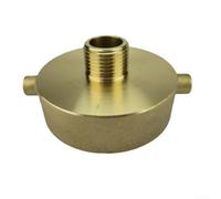 Adaptateur de bouche d'incendie en laiton de 5,3 cm NST femelle vers connecteur mâle GHT de 1,9 cm, raccord de tuyau d'eau pour irrigation de jardin, usine industrielle, utilisation municipale (A)