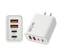 Adaptateur de bouchon de voyage - Blocs de charge rapide | Adaptateur de puissance USBCC | Bloc de chargeur rapide multiport pour ordinateur portable de tablette de téléphone | Convertisseur d'énergie