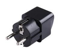 Adaptateur De Bouchon De Voyage Européen - Construction De Cuivre, Double Broche | Convertisseur De Fiche UE Durable Avec UE Avec Une Prise Ferme Pour La Conversion De Puissance Sûre, Idéal Pour Les V