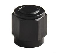 Adaptateur de bouchon évasé femelle en aluminium de qualité industrielle AN4 AN6 AN8 AN10 AN12 avec joint de conduite de carburant résistant et étanche (AN6)