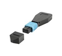 Adaptateur de Boucle de Fibre MPO Multimode OM3, Connecteur 8 Fibres, Compatible avec les Testeurs de Fibre Optique et les Modules de Boucle de