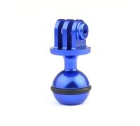 Adaptateur de boule de caméra de plongée en aluminium haute résistance 2,5 cm (bleu)