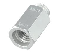 Adaptateur de boulon d'extension 5/8"-11 pour meuleuse d'angle, polisseuse double face, tampon en laine, connecteur fileté en métal, interface argentée, outil de tige de connexion