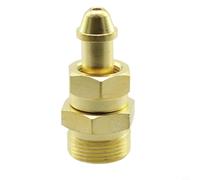 Adaptateur de bouteilles de gaz acétylène en laiton massif pour régulateur de soudure CGA-200 pour MC B et grands réservoirs de propane Filetage étanche pour une connexion sûre dans l'atelier et