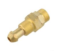 Adaptateur de bouteilles de gaz acétylène en laiton massif pour régulateur de soudure CGA-200 pour MC B et grands réservoirs de propane Filetage étanche pour une connexion sûre dans l'atelier et