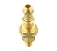 Adaptateur de bouteilles de gaz acétylène en laiton massif pour régulateur de soudure CGA-200 pour MC B et grands réservoirs de propane Filetage étanche pour une connexion sûre dans l'atelier et