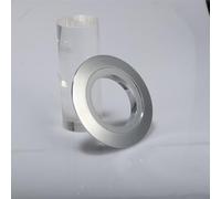 Adaptateur de bouton de chasse d'eau double 38 mm, kit de conversion en plastique résistant, double système de chasse d'eau pour réservoir de 48 mm et 58 mm (argenté)