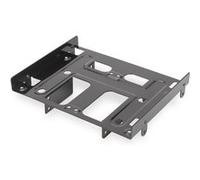 Ewent Support adaptateur EW7002 pour baie 5,25" – 4×2,5" ou 1×3,5"+2×2,5", vis inclus, noir